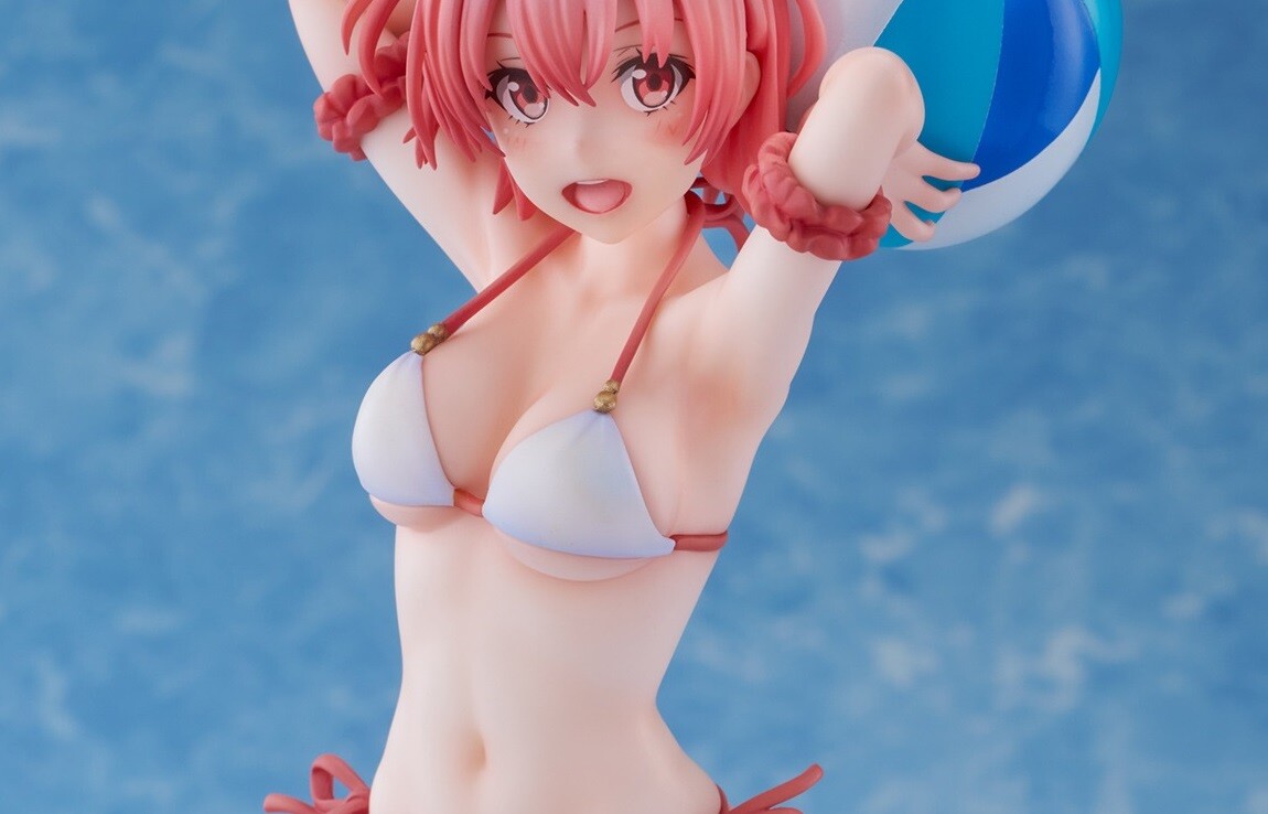『俺ガイル』由比ヶ浜結衣のえっちなシンプルビキニのエロい水着姿のエロフィギュア！