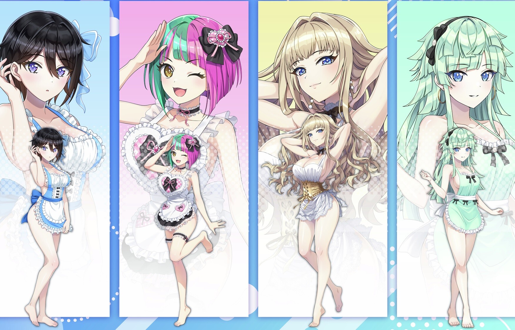 『ドルフィンウェーブ』ドン・キホーテコラボで女の子たちのえっちな裸エプロンのエログッズ