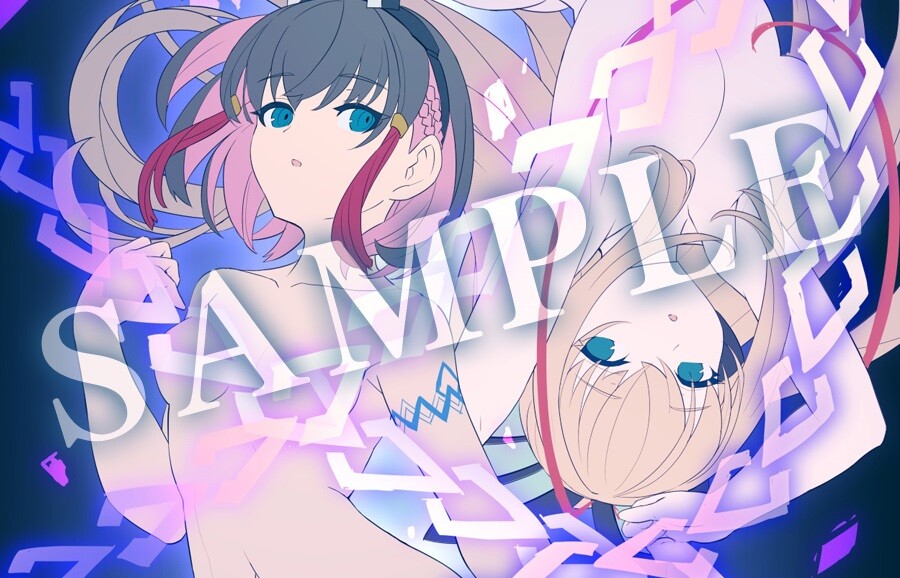 『蒼き雷霆 ガンヴォルト 鎖環』えっちな全裸姿丸見えや水着などエロ店舗特典ラフイラスト