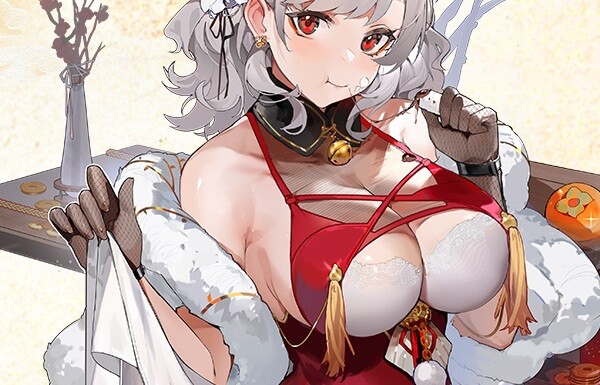 『ドールズフロントライン』女の子たちのえっちすぎるムチムチおっぱいの春節エロ衣装！