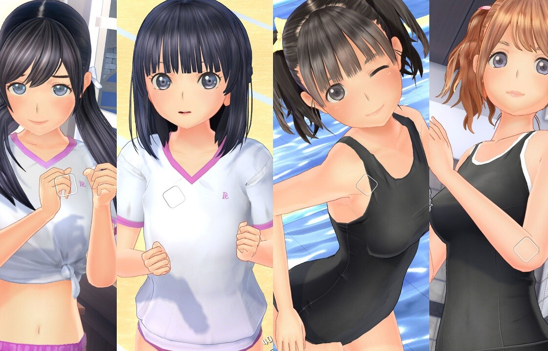 『LoveR（ラヴアール）』えっちな黒色のスクール水着やピンク色のブルマのエロDLC衣装！