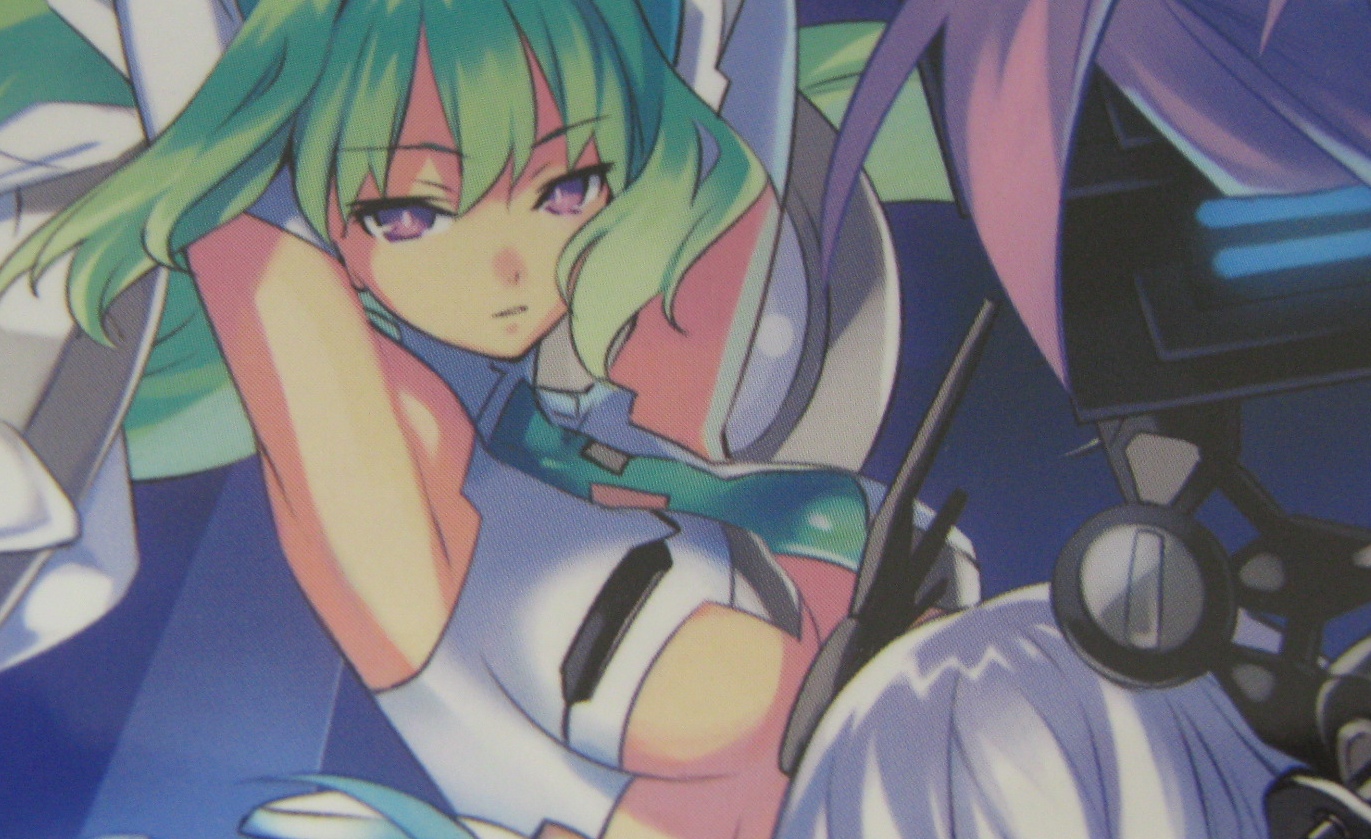 超次元ゲイム ネプテューヌ グリーンハートの乳首がはみ出てるよ チラシの裏でゲーム鈍報