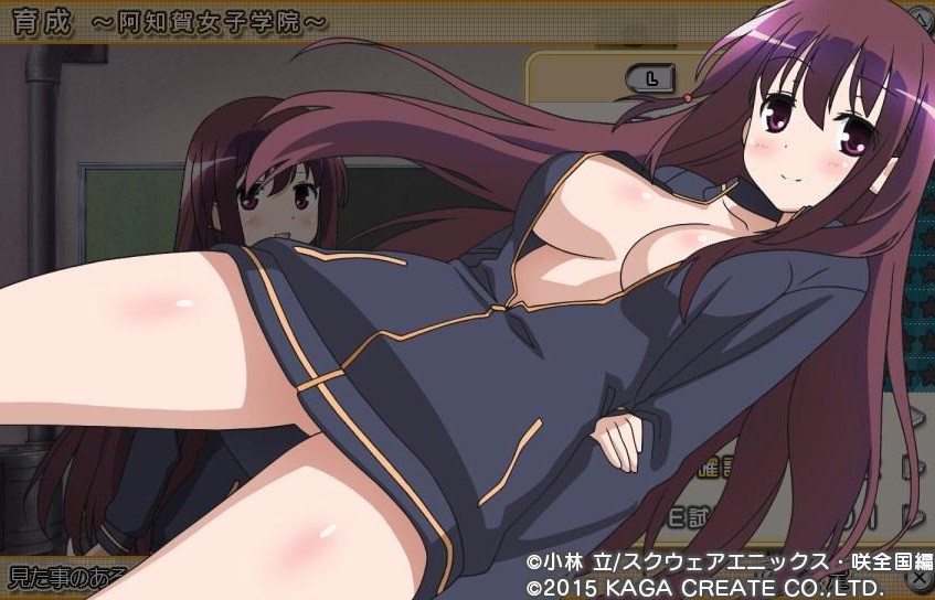 Psvita 咲 Saki 全国編 エロい裸ジャージを着たほぼ見えてるエロすぎるイラスト チラシの裏でゲーム鈍報