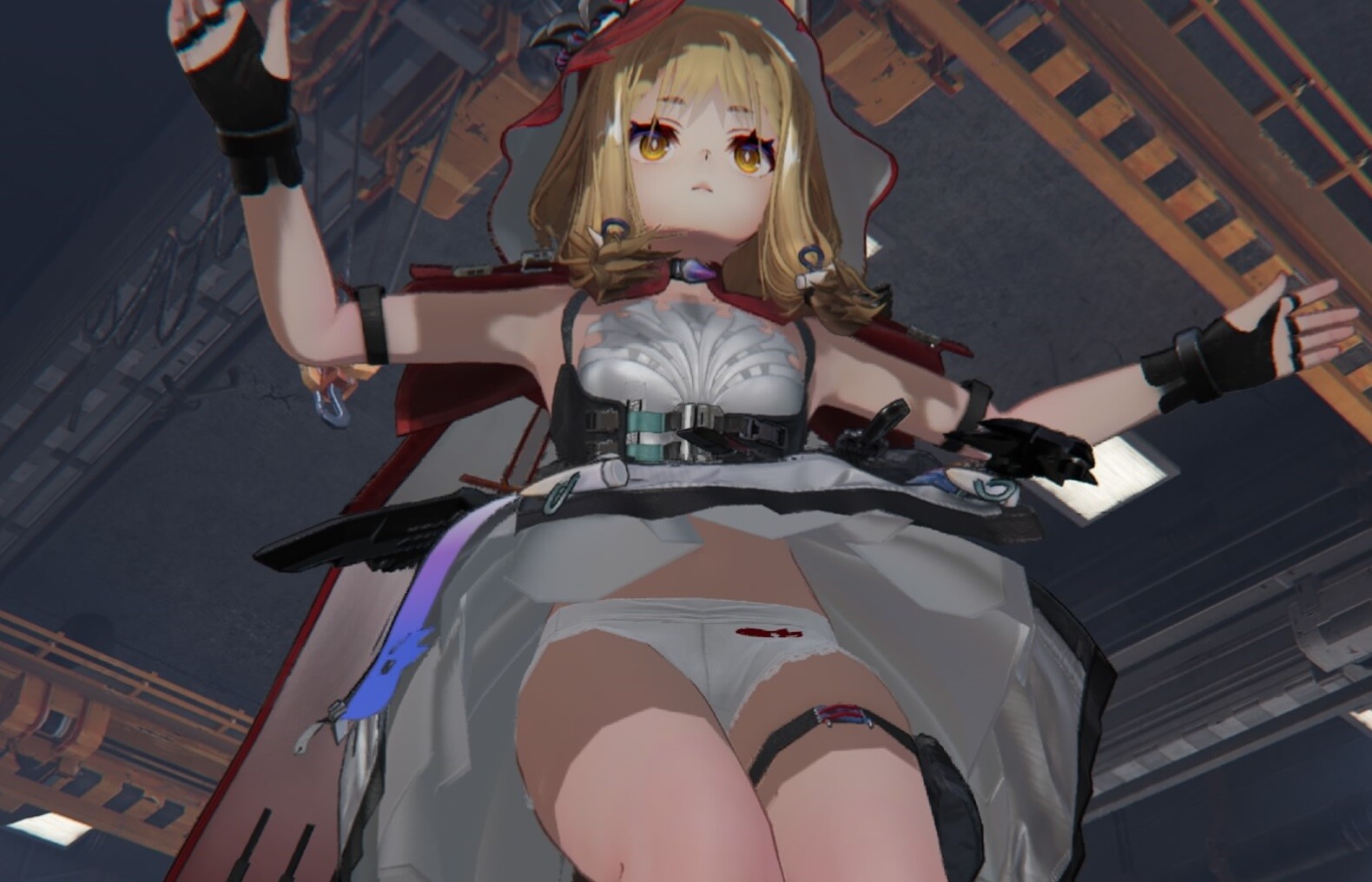 『アークナイツ：エンドフィールド』パンチラしまくりのエロい女の子のえっちパンツ！