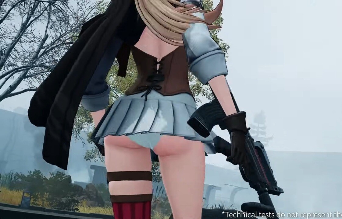 ドルフロの世界観の新作TPS『PROJECT NET』えっちなパンツ丸見えでパンチラしまくり