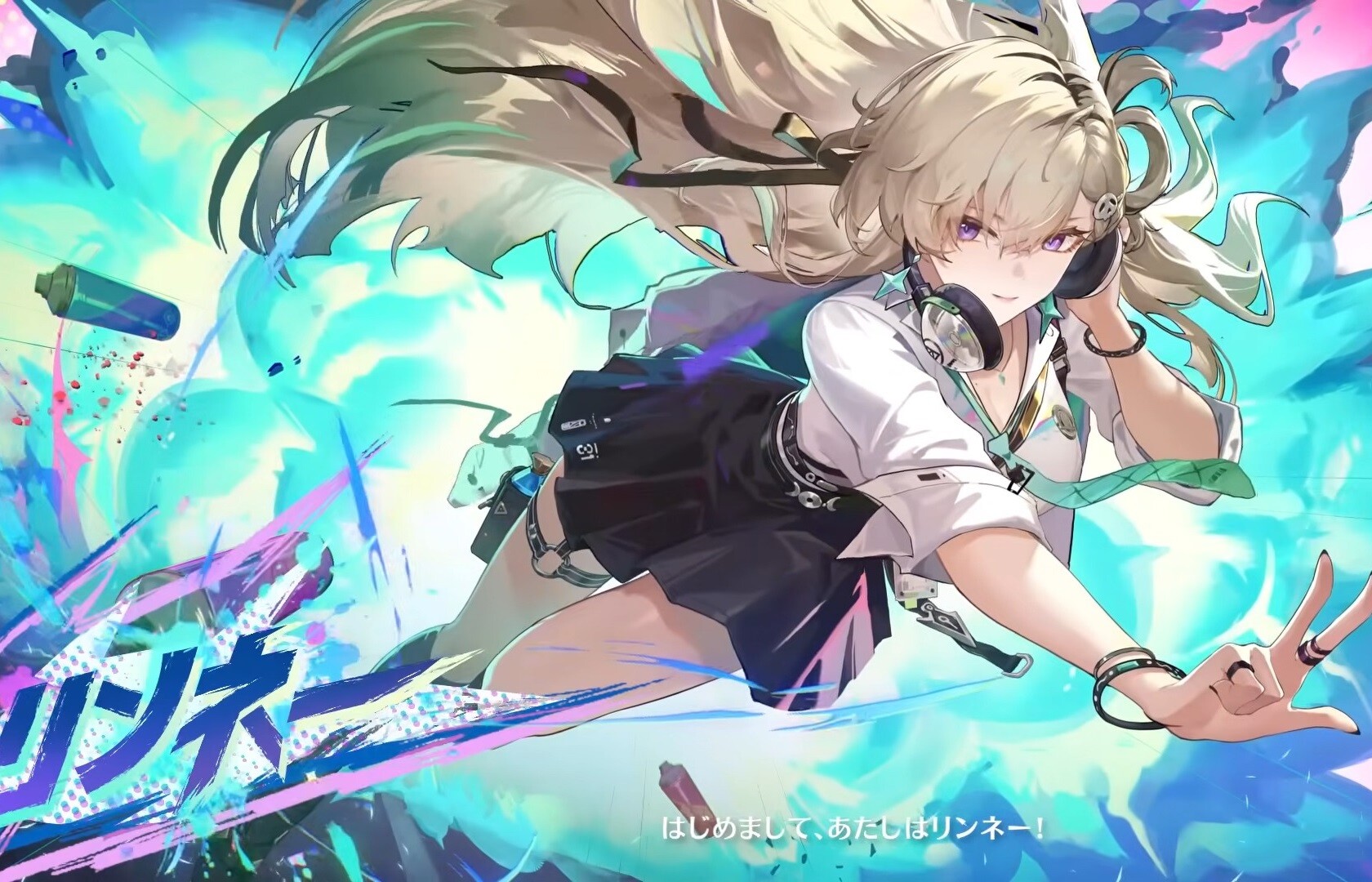 『鳴潮』えっちなストリートギャルがスケートでパンチラしまくりでパンツ見えまくりのエロPV！