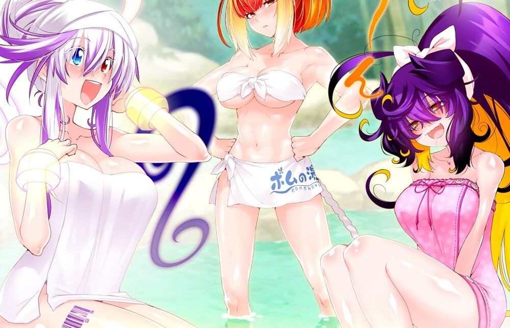 『ボンバーガール』エロい温泉イベント！女の子たちがえっちなバスタオル姿などエロ衣装！