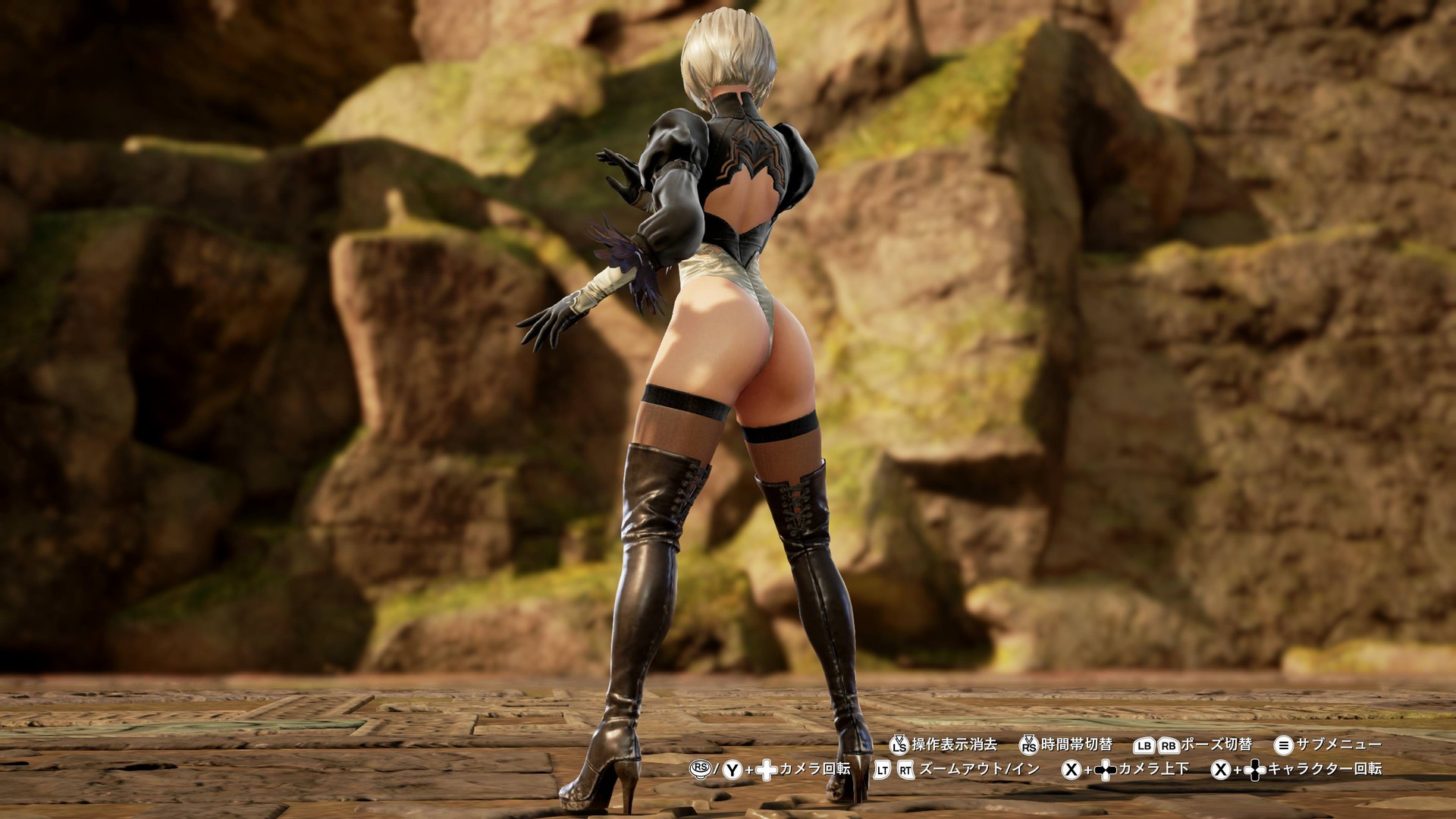 ソウルキャリバー6 の ニーア オートマタ コラボの2bのエロ画像 カイネ服のエロいお尻も チラシの裏でゲーム鈍報