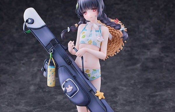 『ブルーアーカイブ』霞沢ミユのえっちな貧乳スレンダーのエロい水着姿のエロフィギュア！