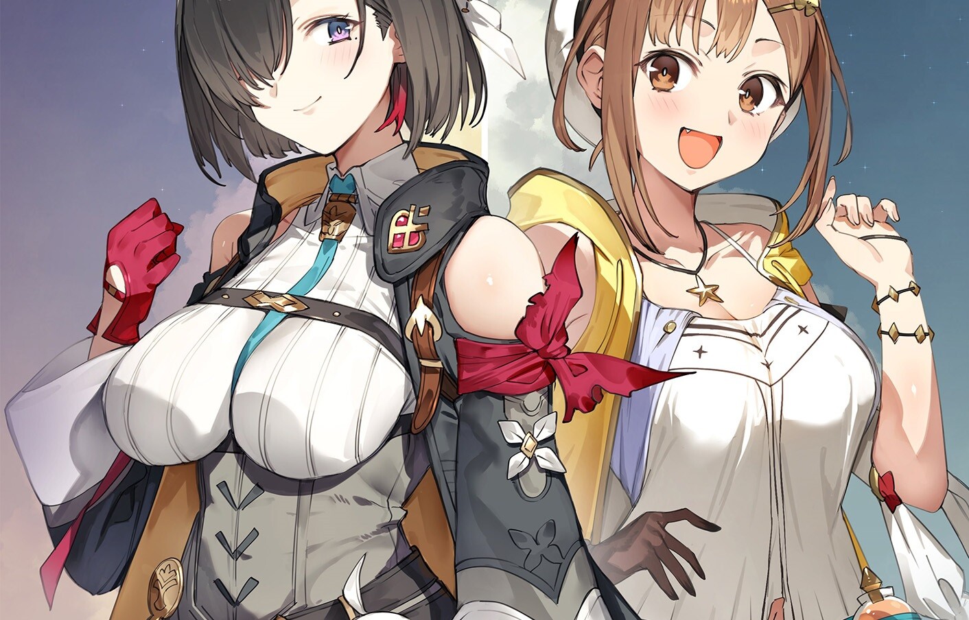 『ユミアのアトリエ』発売お祝いイラストでトリダモノ先生のライザとユミアのエロイラスト！