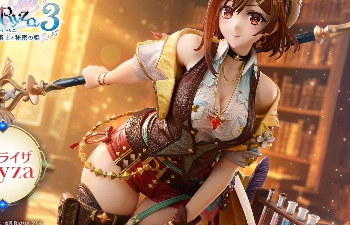 『ライザのアトリエ』ライザの全高50cmの巨大サイズのエロ太ももムチムチフィギュア！