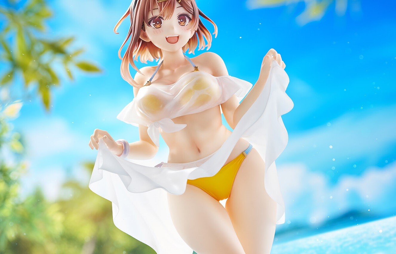 『ライザのアトリエ』ライザのえっちな濡れ透けとパレオたくし上げのエロ水着フィギュア！