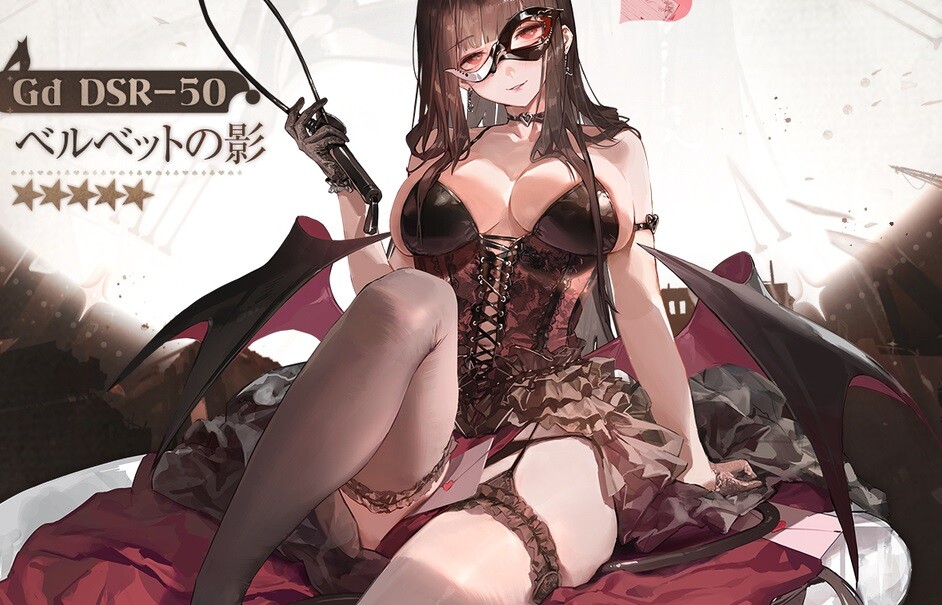 『ドールズフロントライン』女の子のえっちすぎる怪盗スーツが破れて丸見えのエロ衣装！