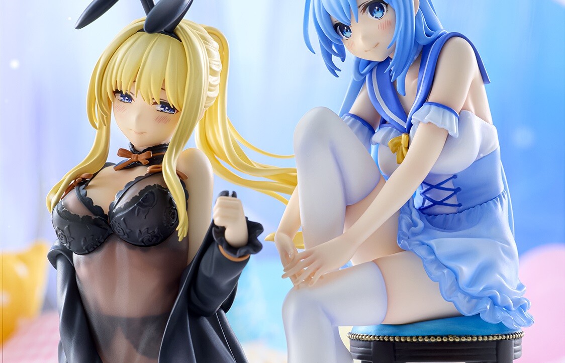 『この素晴らしい世界に祝福を！』アクアとダクネスのエロすぎスケスケネグリジェフィギュア