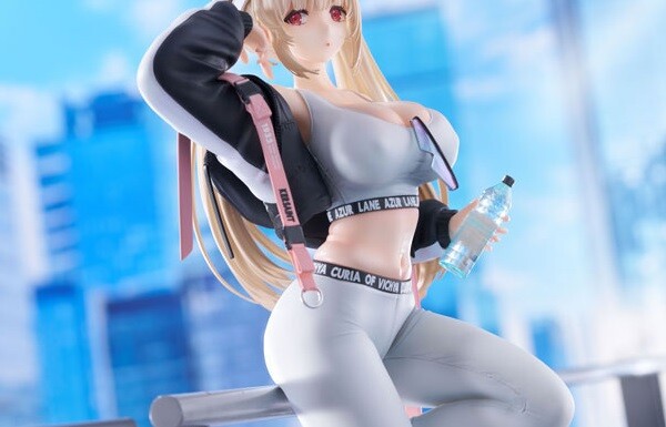 『アズールレーン』ケルサンのムチムチで乳首浮いてるエロランニングウェアのエロフィギュア
