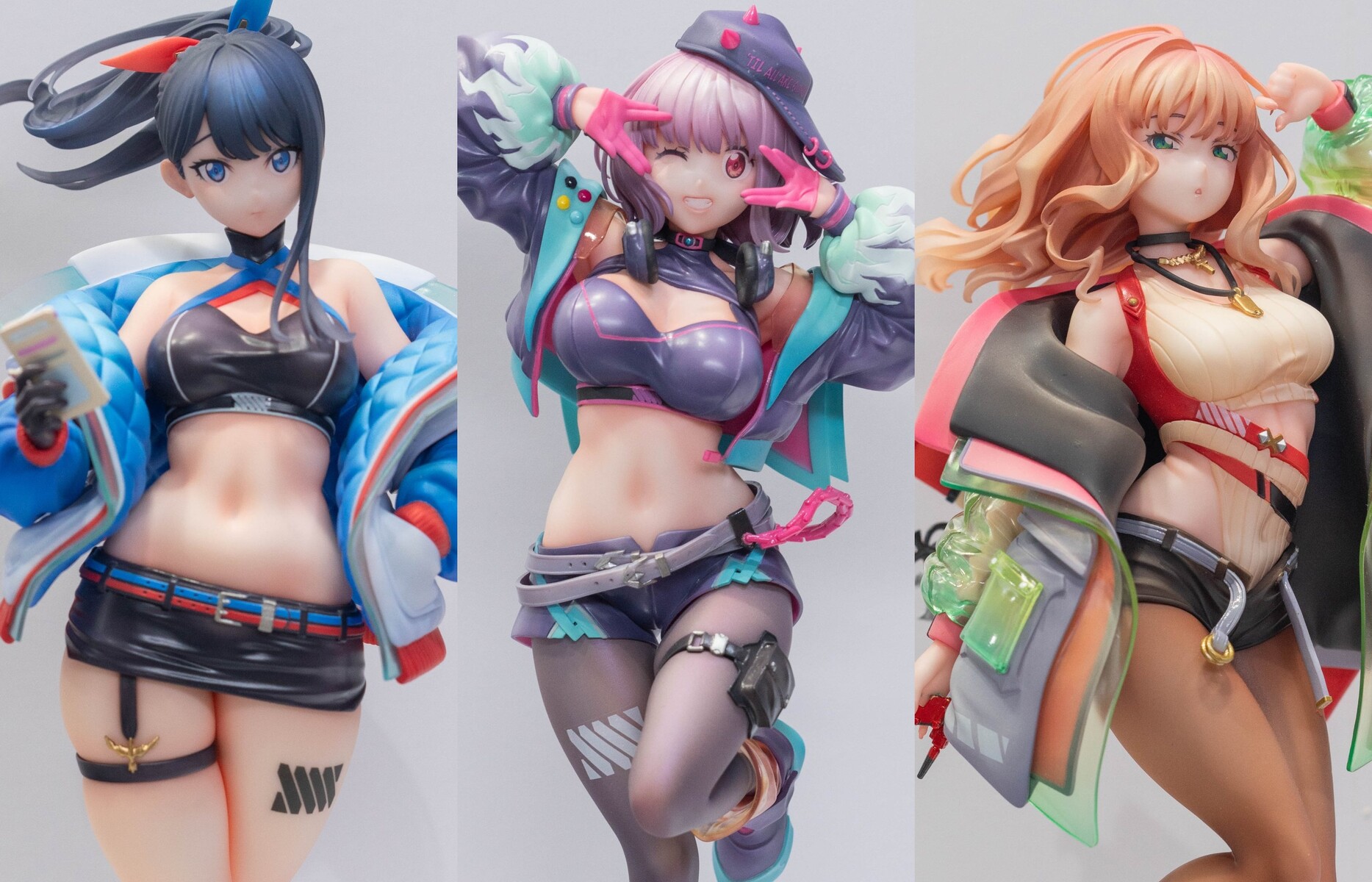 『グリッドマン ユニバース』宝多六花と新条アカネと南夢芽のムチムチ衣装のエロフィギュア