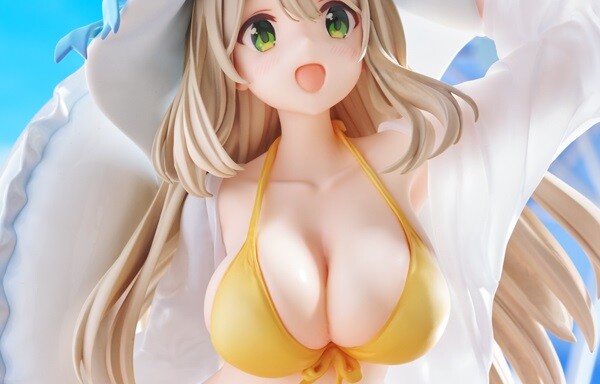 『ブルーアーカイブ』十六夜ノノミのえっちすぎる巨大ムチムチおっぱい水着のエロフィギュア