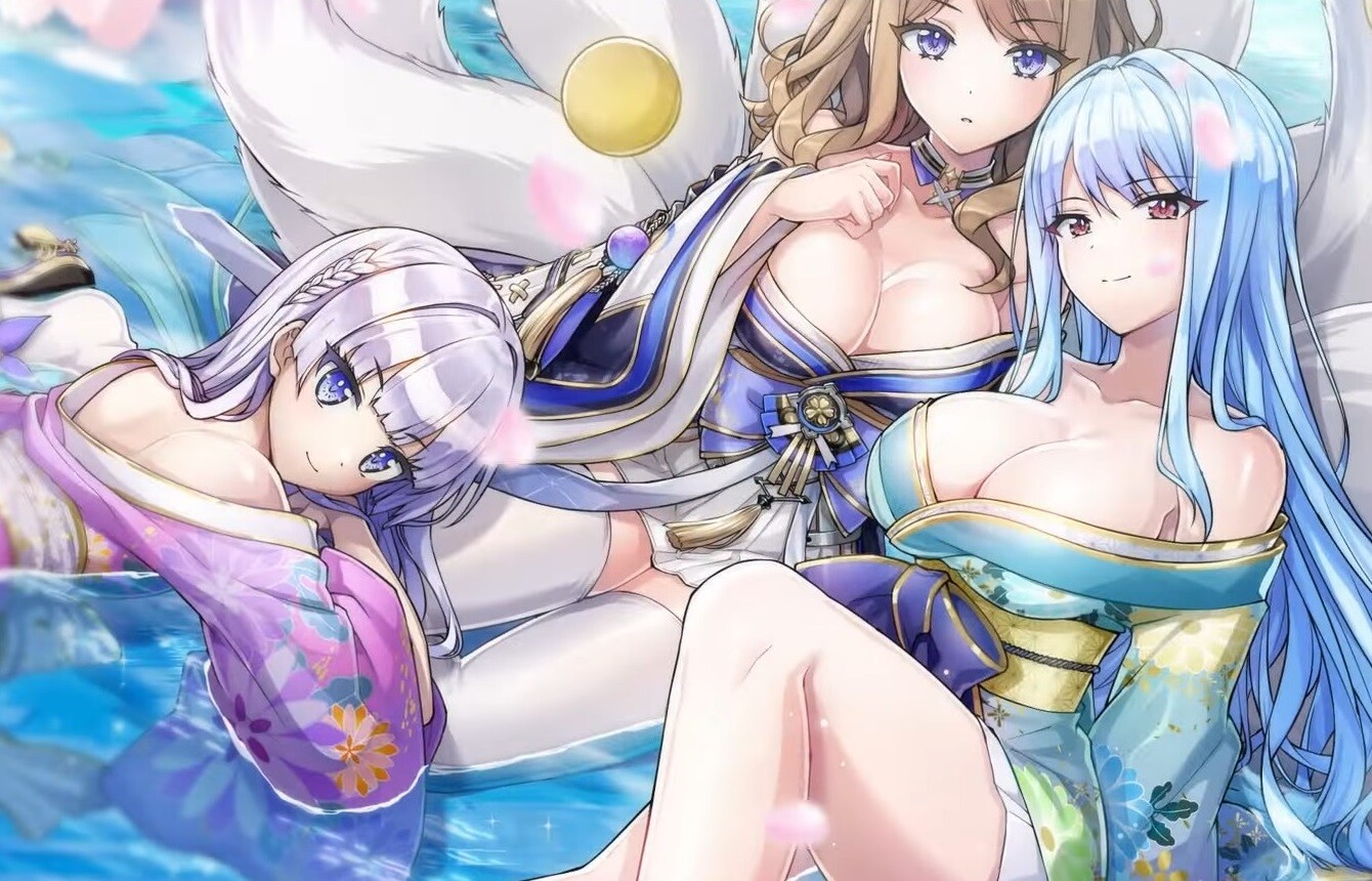 『ドルフィンウェーブ』と『閃乱カグラ』コラボ第2弾でムチムチおっぱいがはみ出てるエロ衣装