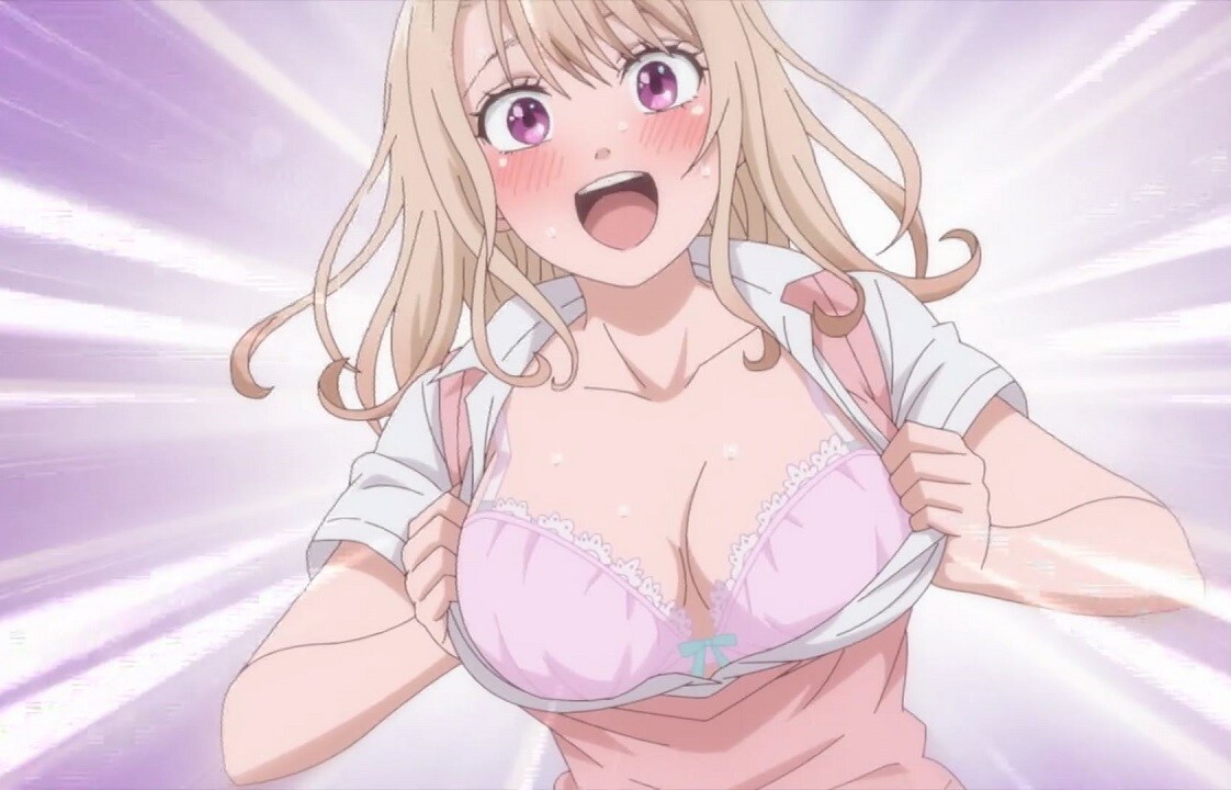 アニメ『黒岩メダカに私の可愛いが通じない』1話でエロいブラジャーやパンツ丸見えシーン！