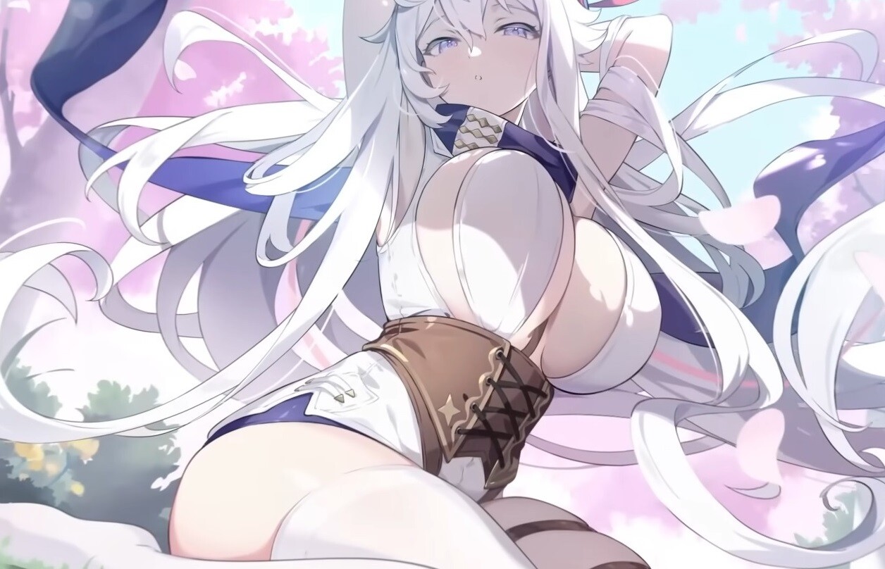 『ステラソラ』えっちすぎるムチムチおっぱいがはみ出てるドスケベ衣装のエロ女の子！