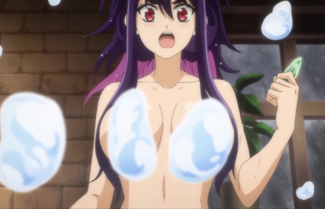 アニメ『戦隊レッド 異世界で冒険者になる』6話でエロいお風呂入浴シーンと絆創合体