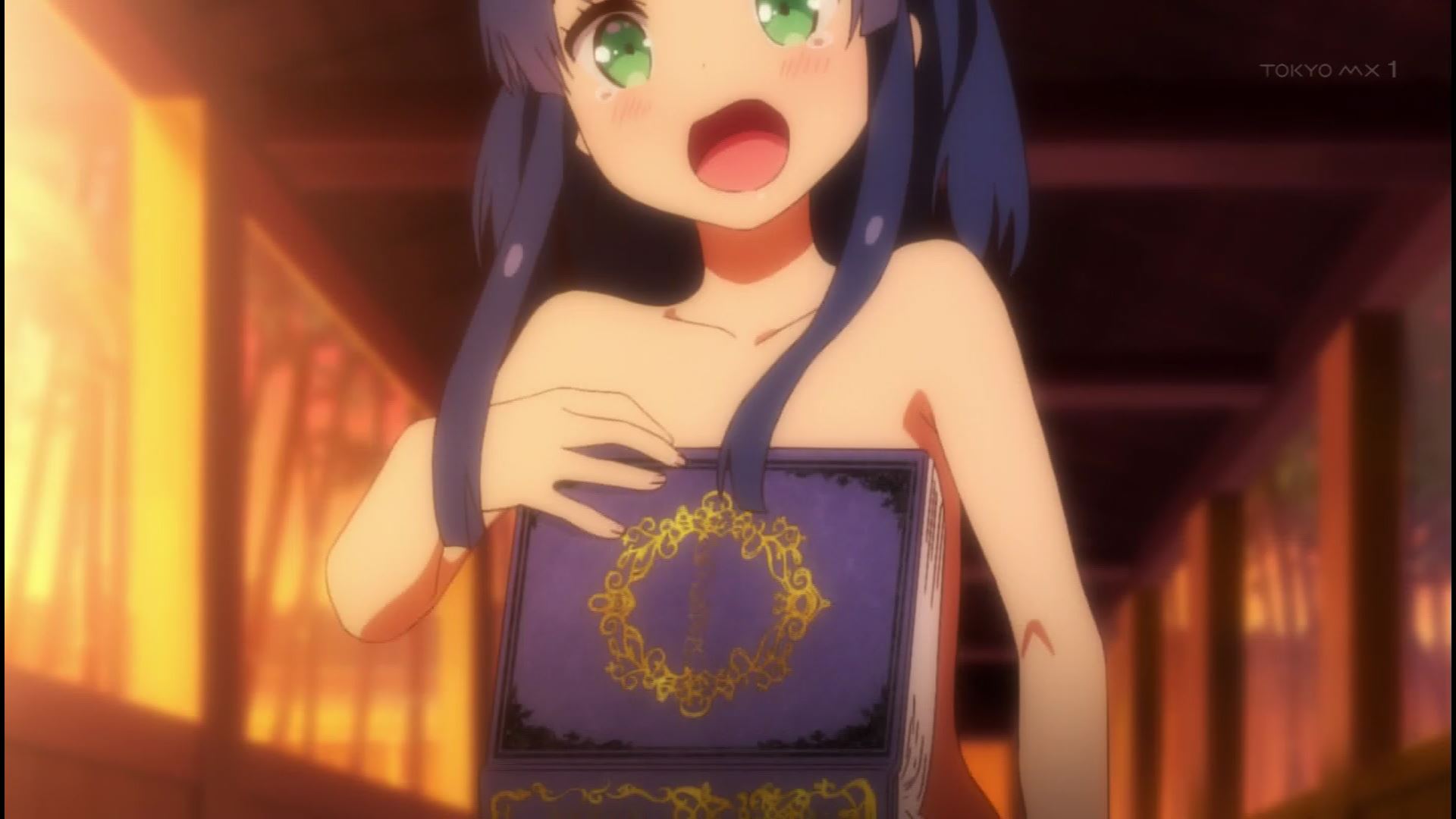 アニメ メルヘン メドヘン 1話で女の子がエロい全裸丸見え姿で疾走するエロシーン チラシの裏でゲーム鈍報