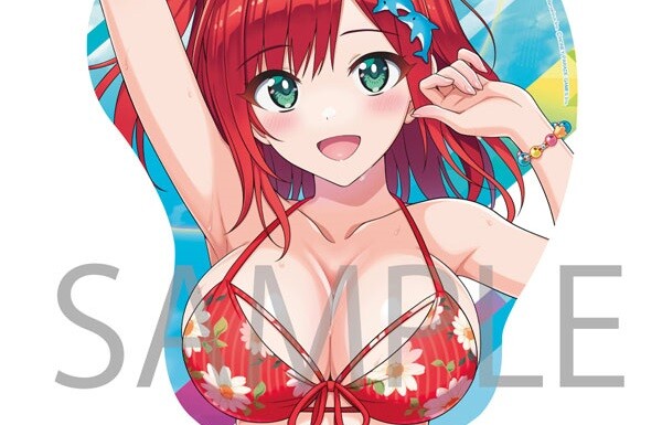 『ドルフィンウェーブ』咲宮入華と都条みちるのえっちなおっぱいマウスパッド！