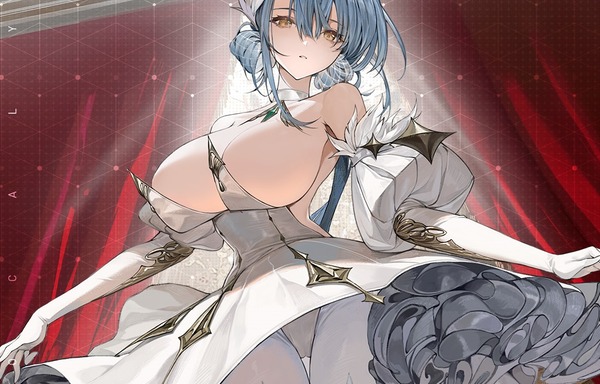 『Echocalypse -緋紅の神約-』エロすぎるとんでもおっぱいがほぼ丸出しのドスケベ衣装！