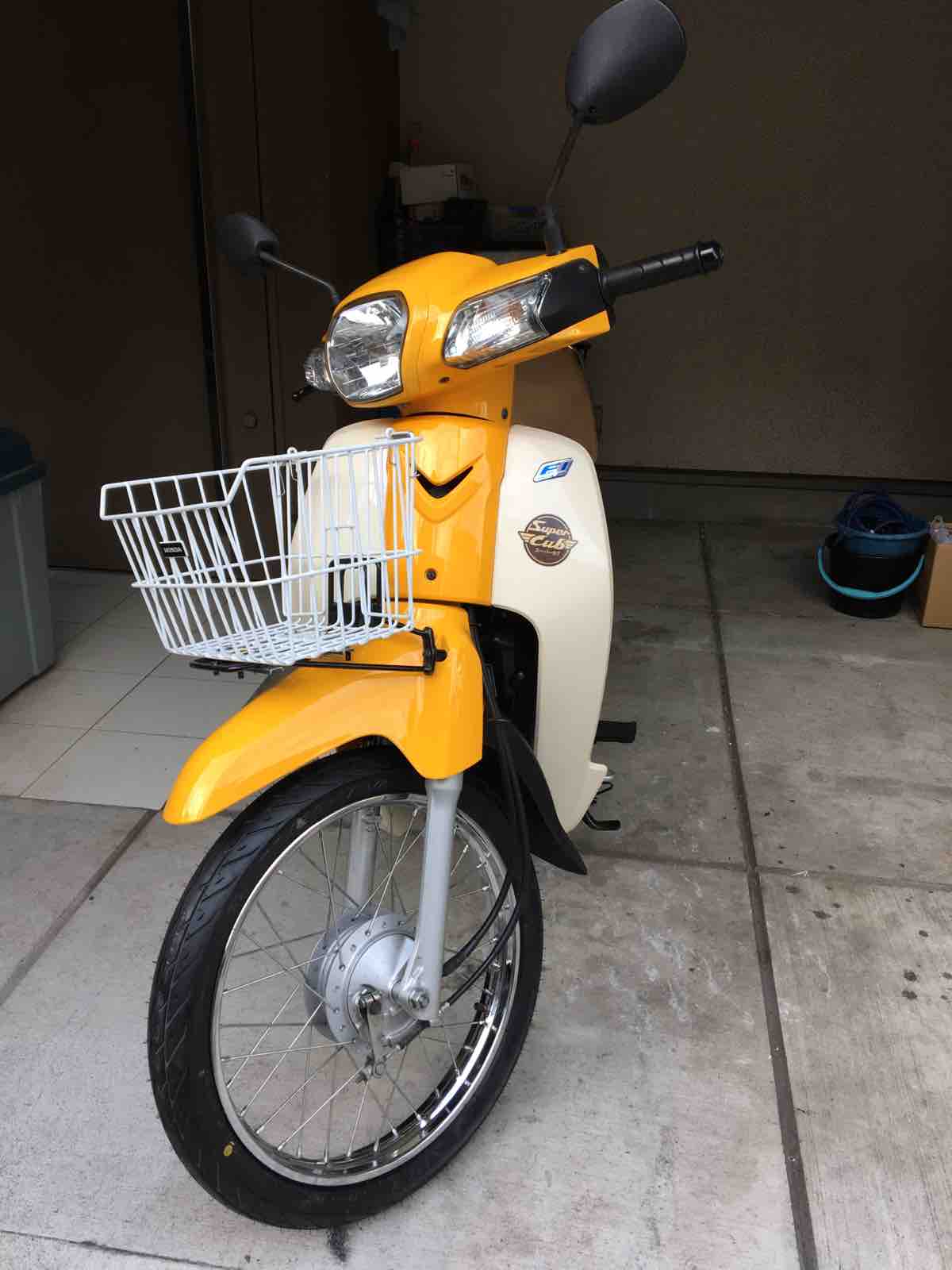 スーパーカブ110 タイ仕様 タイヤ交換 わたしの記録