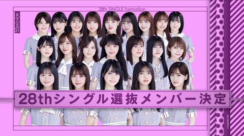 28thシングル選抜