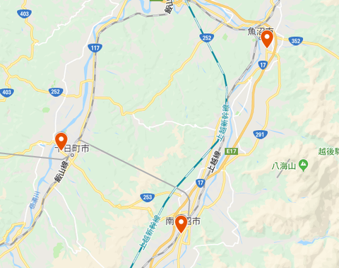 長岡市 南側