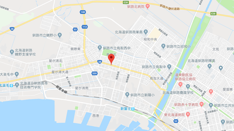 東京書店釧路鳥取店 地図3