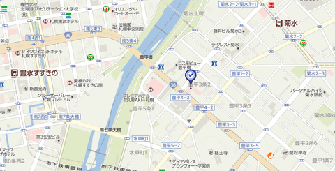 スポット豊平店 地図