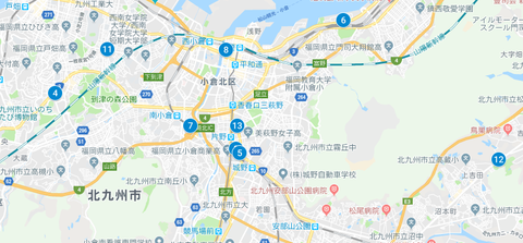 北九州市東側