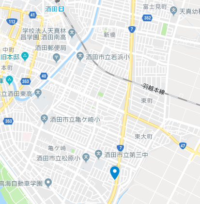 酒田市 地図