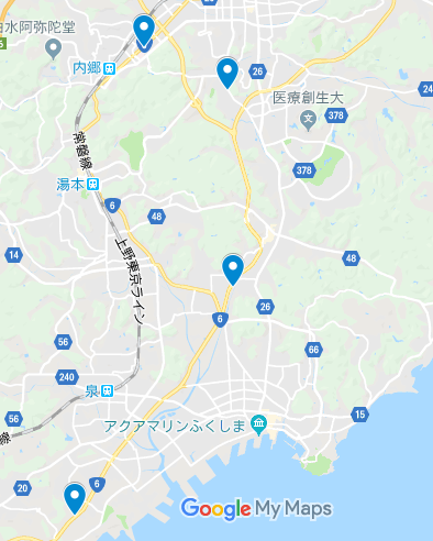 いわき市 地図