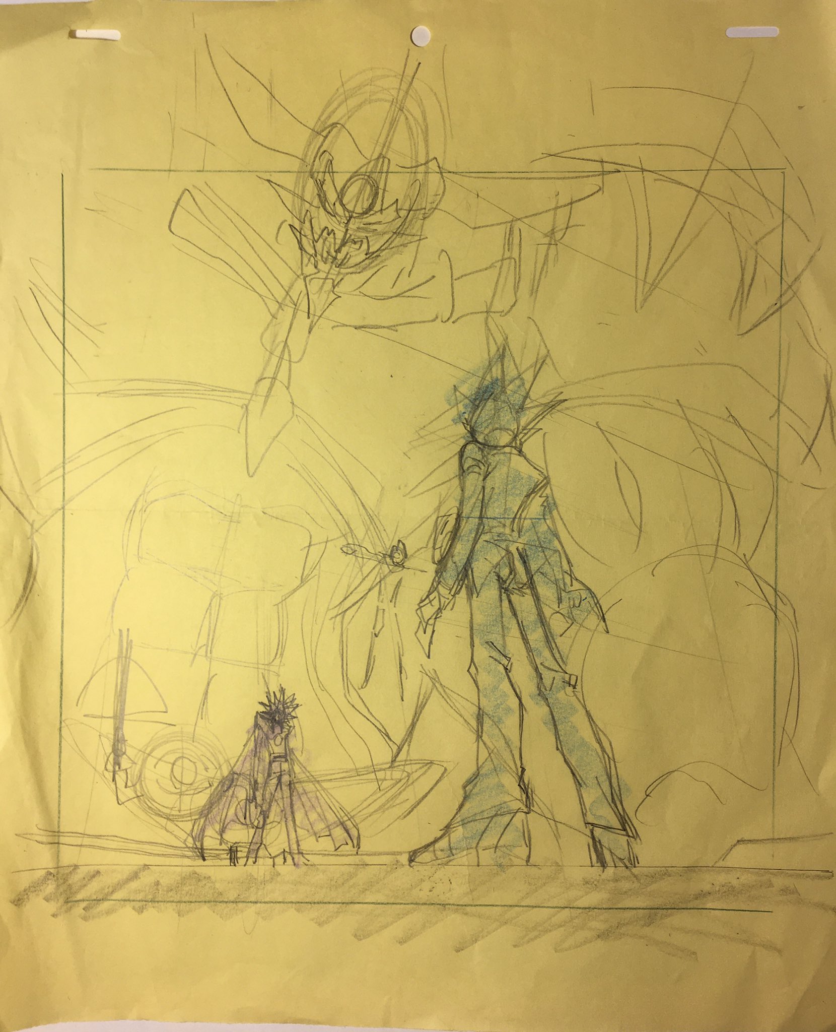 遊戯王 作画監督 加々美高浩 さんの昔のカット ラフ画が発掘された模様 遊戯王 最新情報 まいログ Tcgデッキ 予約情報まとめ 遊戯王ブログ