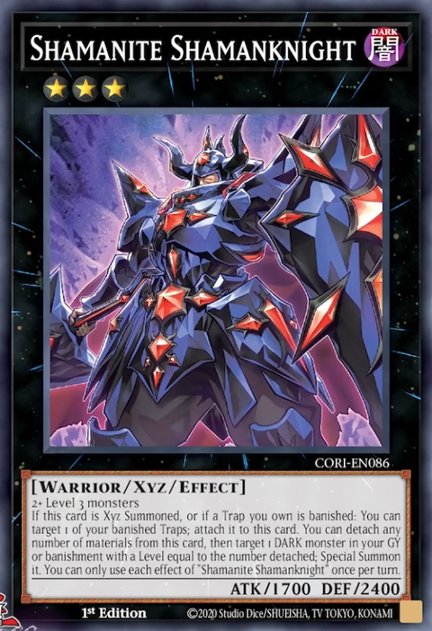 【遊戯王TCG情報】海外のCORIに『Shamanite Shamanknight』が新規収録決定！のサムネイル