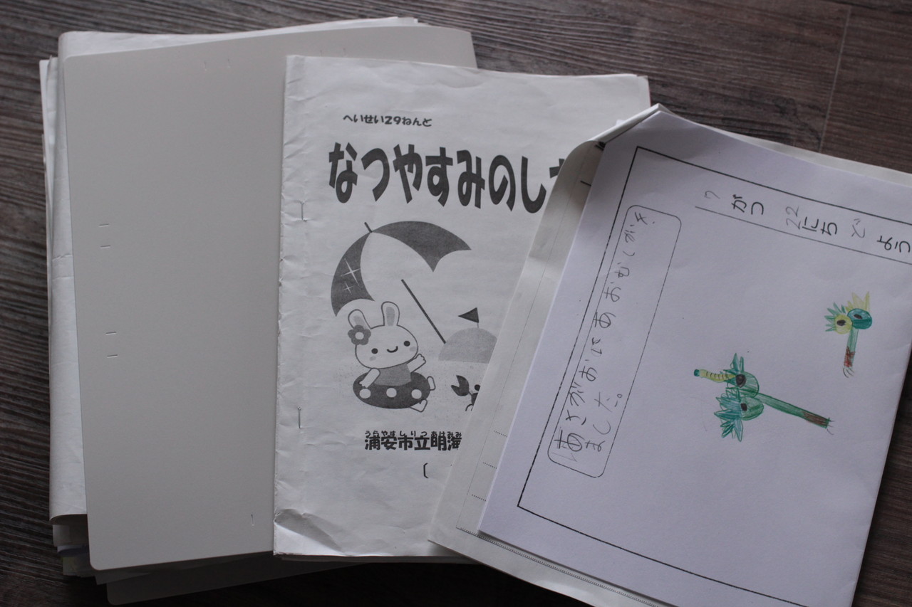 子供の大量なプリント 夏休みのうちにためずに整理 丁寧な暮らしのルール 収納 料理 インテリア ときどき双子 旧 Maydays