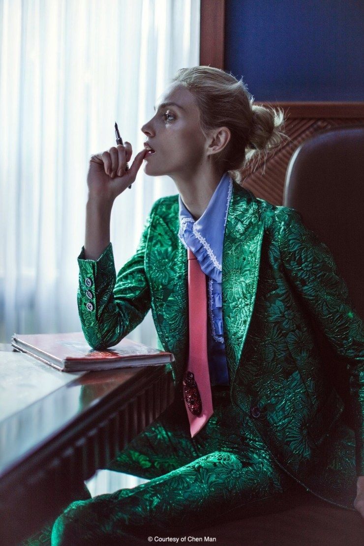 アンジャ ルービック Anja Rubik サーシャ ピヴォヴァロヴァ Sasha Pivovarova Vogue China February 16 ただの海外モデル好きブログ