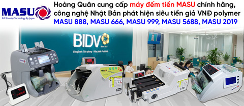 máy đếm tiền MASU Nhật Bản