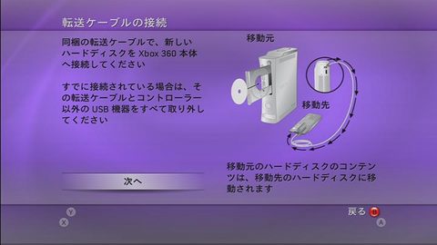 Xbox 360 ハードディスク(120GB)