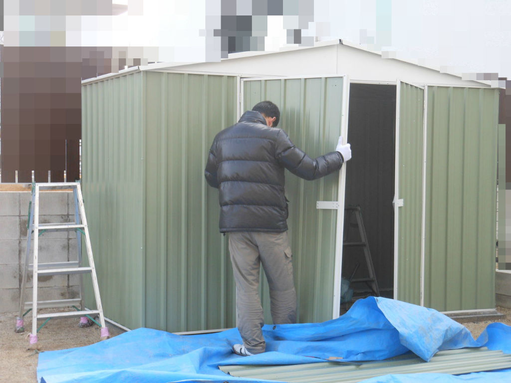 ついに 建てましたユーロ物置 It S My Small World