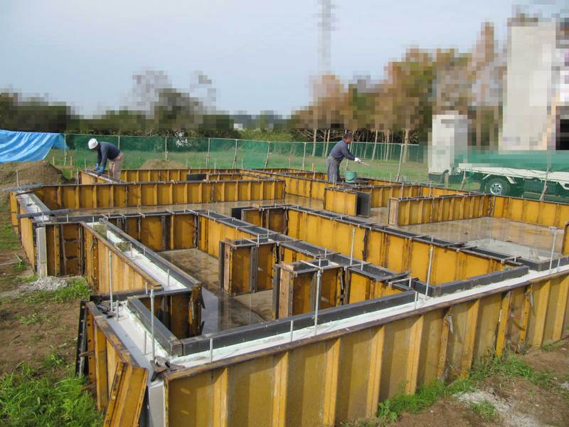 基礎工事 基礎枠が外れました My Sweet Home 住友林業myforest Gs で家造り