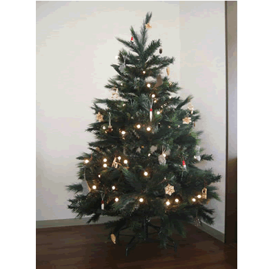 クリスマスオーナメント 金色の猫 Le Chat D Or