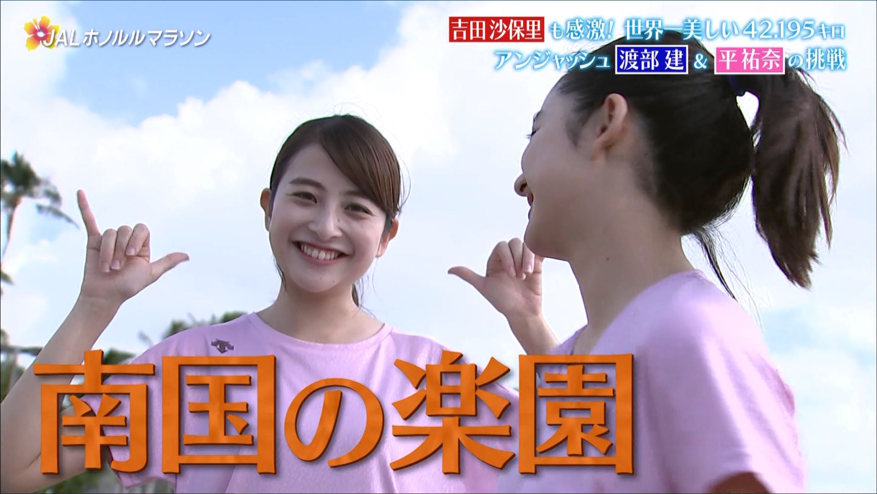 日比麻音子 第47回jalホノルルマラソン 01 13 女子アナキャプでも貼っておく Halfway To Heaven