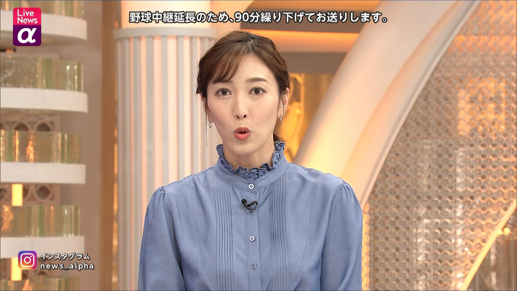 小澤陽子 Live News α 22/10/27 : 女子アナキャプでも貼っておく