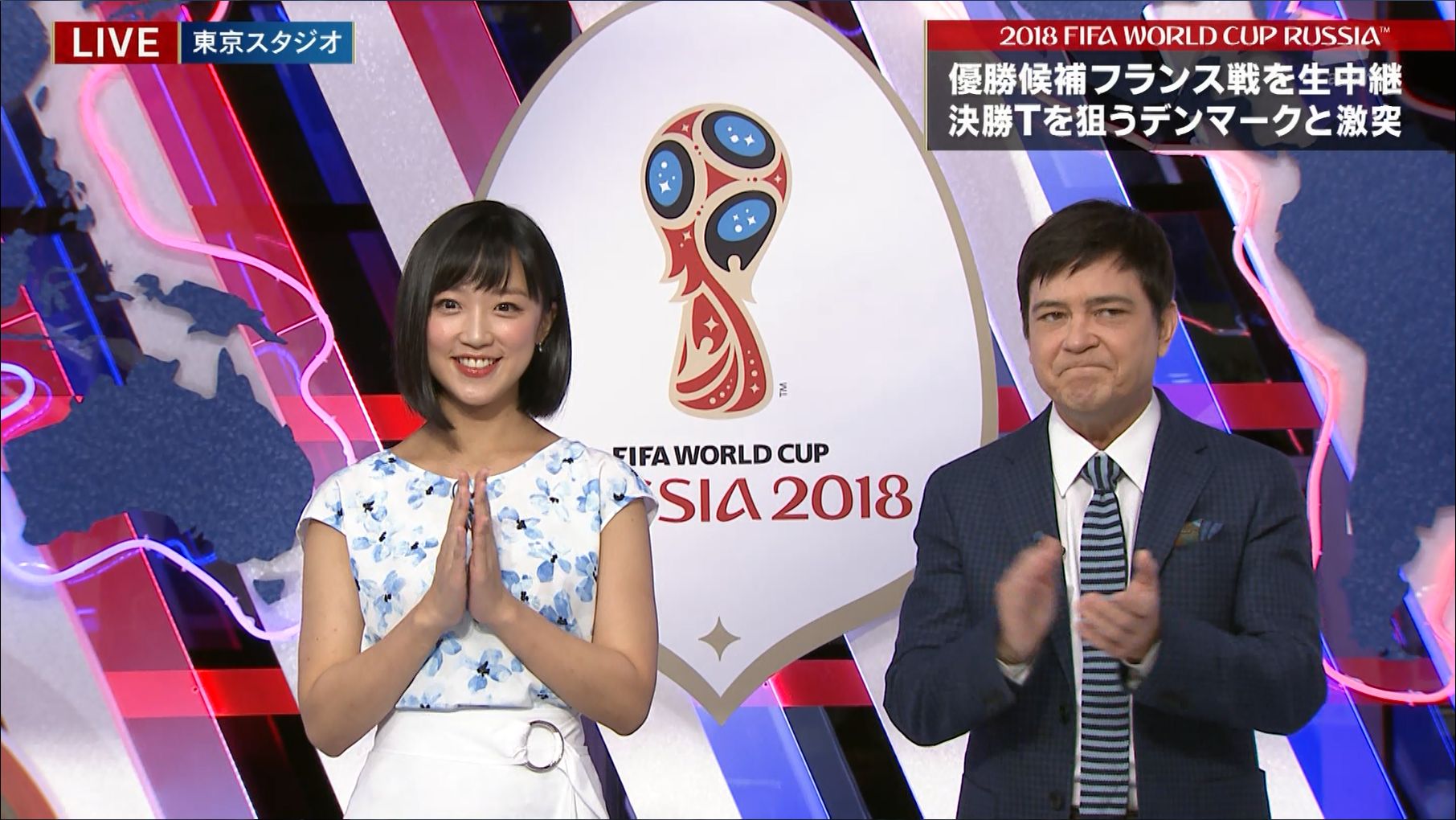 竹内由恵 18 Fifa ワールドカップ デンマーク フランス 18 06 26 女子アナキャプでも貼っておく Genuine Meaning