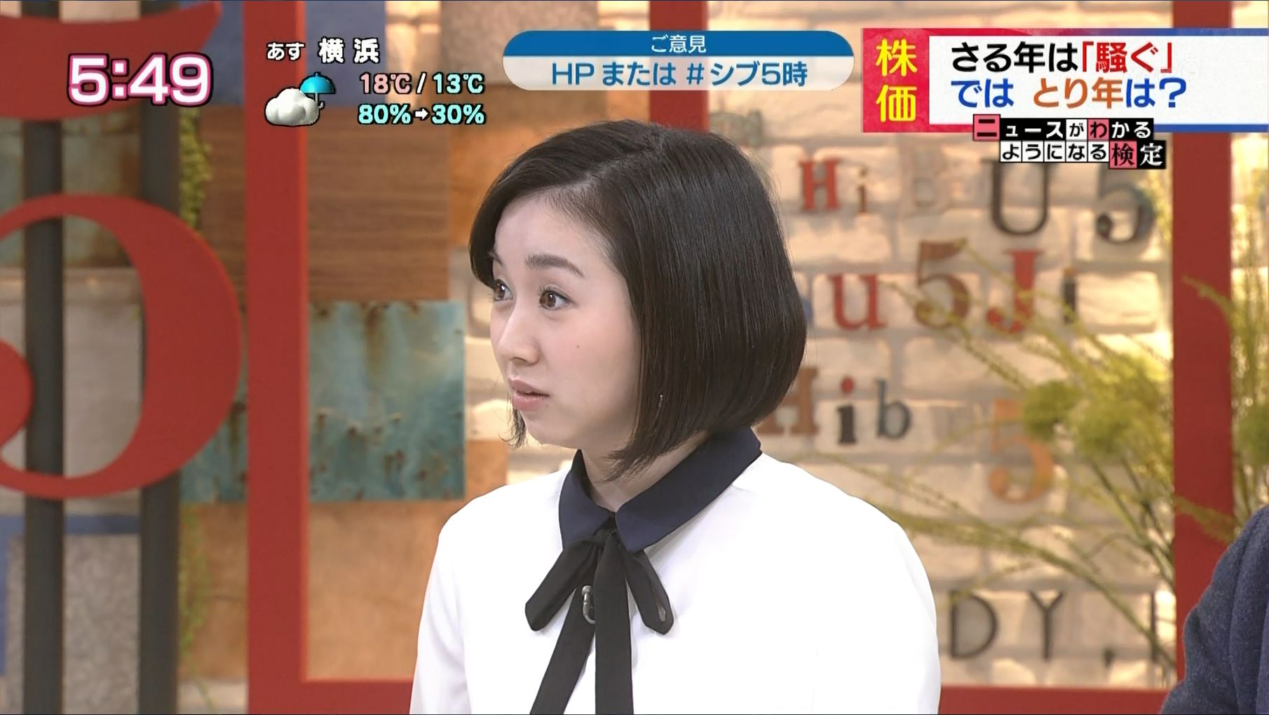 寺門亜衣子 ニュース シブ5時 16 12 26 女子アナキャプでも貼っておく Optimistic Attraction