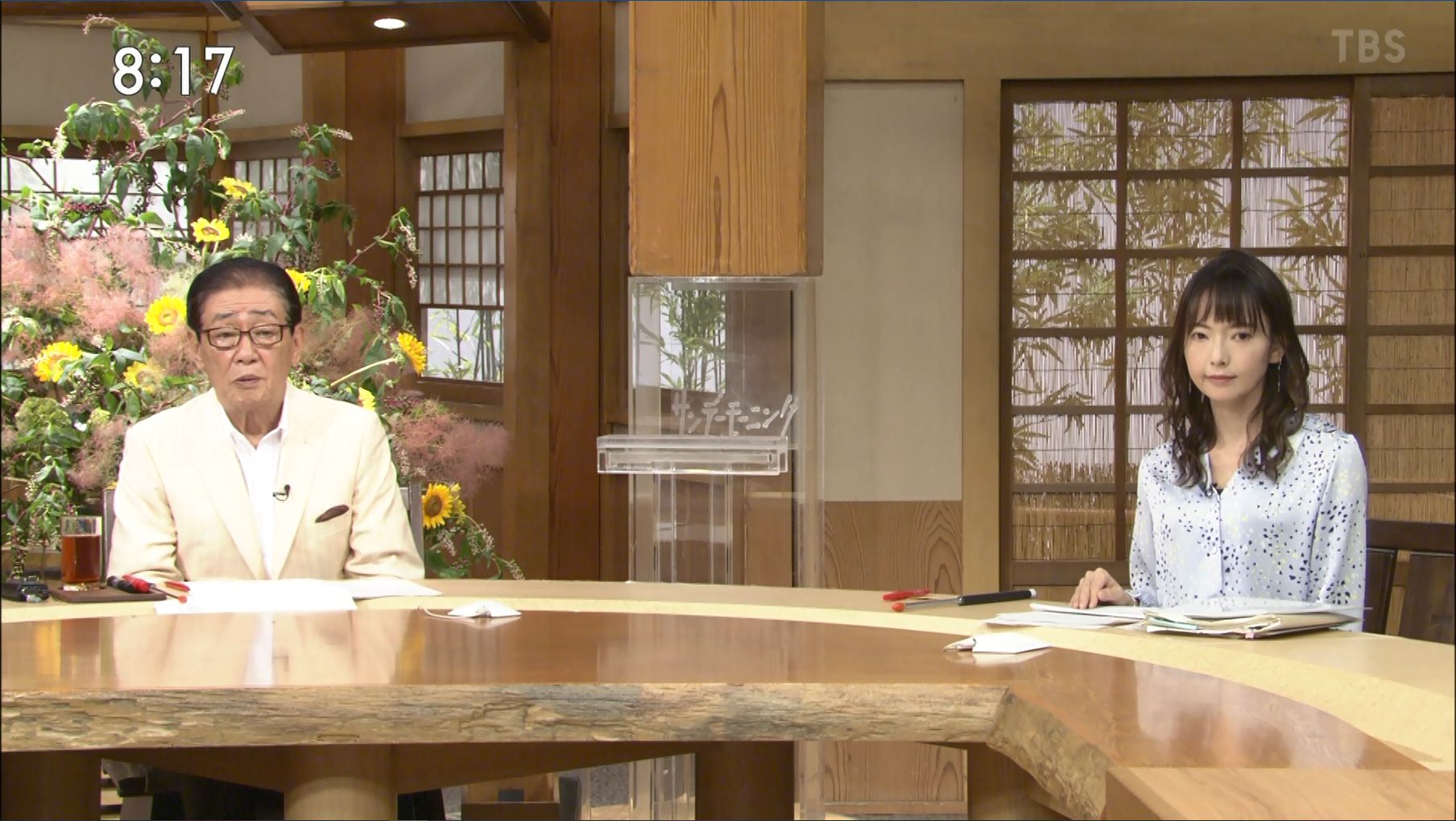 水野真裕美 サンデーモーニング 08 02 女子アナキャプでも貼っておく Optimistic Attraction
